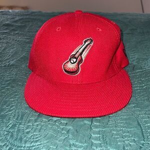 New Era Nashville Sounds Baseball hat Fitted Guitar 59FIFTY Size 6 7/8 NWOT